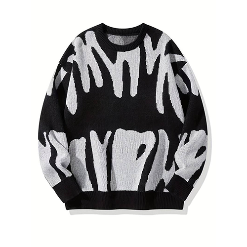 Aster - Moderne komfort Unisex abstrakt crewneck sweater