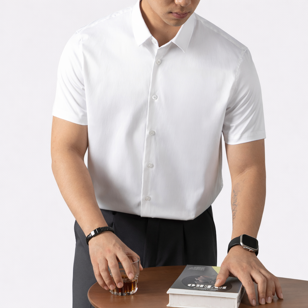 Kasper - Klassisk kortærmet polo med raffineret krave