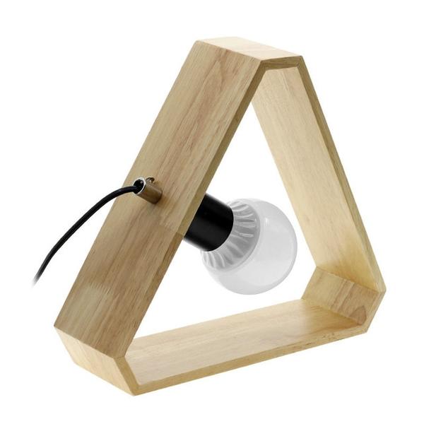 ModernMinimal - Geometriske træaccentlamper
