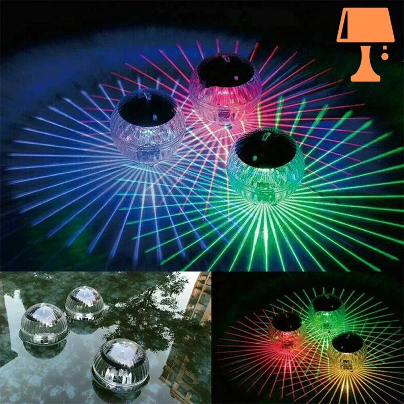 AquaGlow - Solar-drevne flydende LED-lys