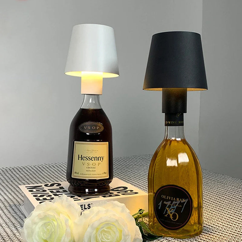 RadiantBottle - udendørsklar genopladelig flaskelampe