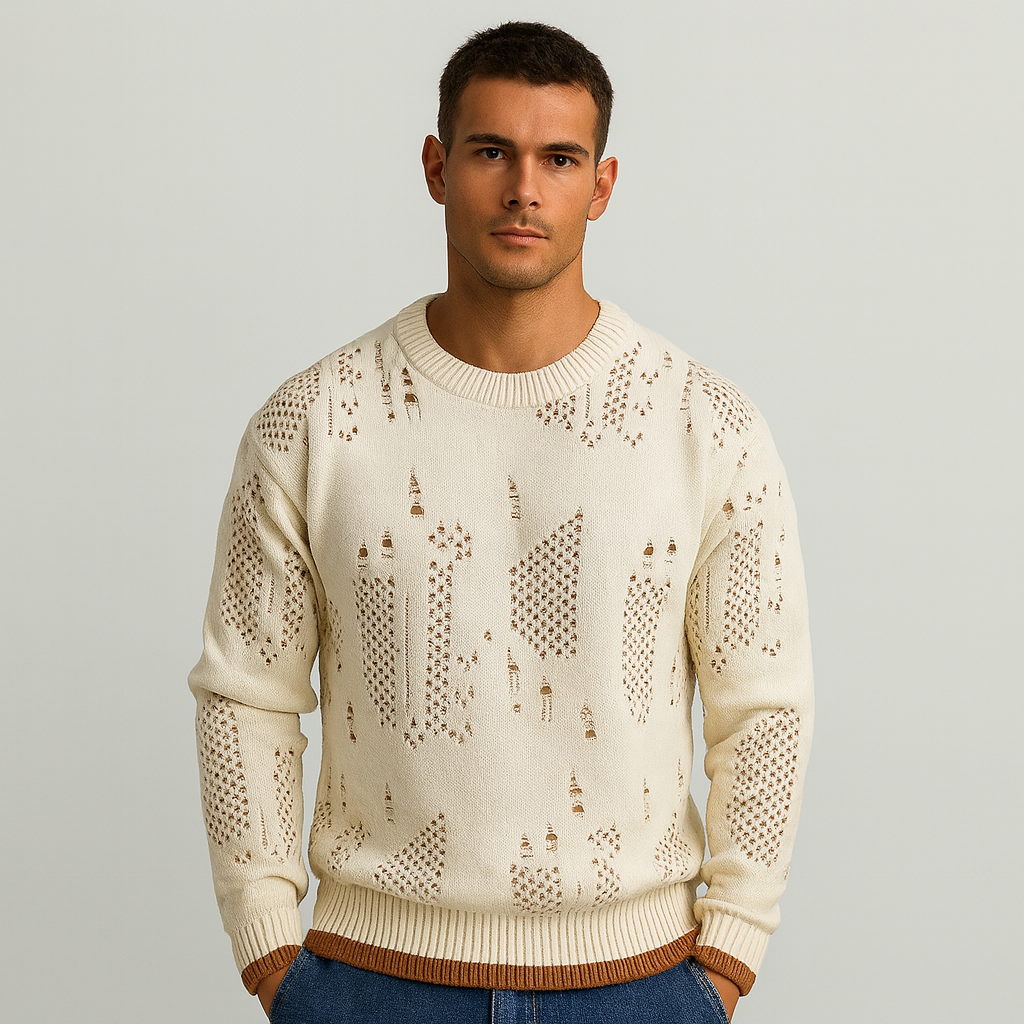 Leo | Slidt Strikpullover