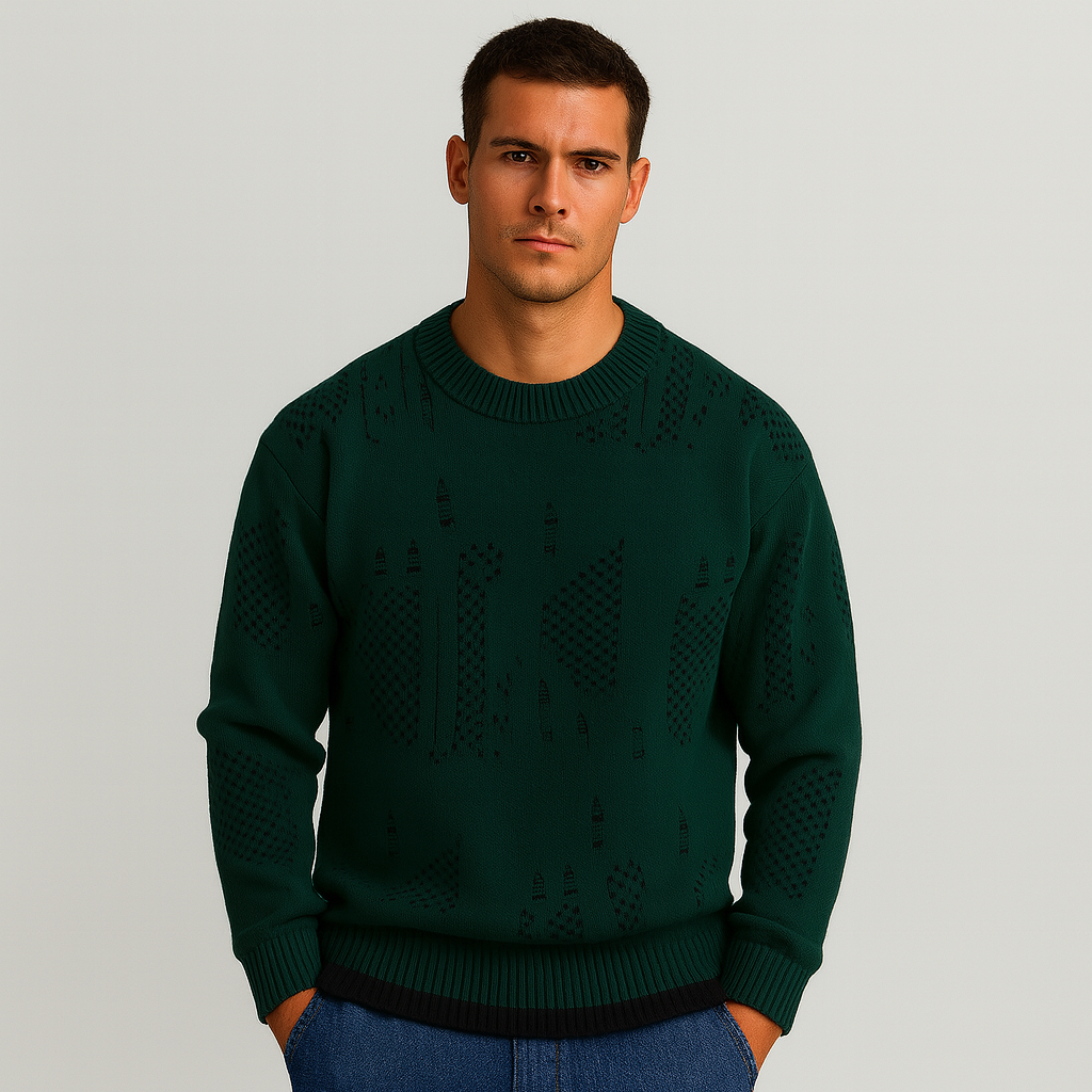 Leo | Slidt Strikpullover