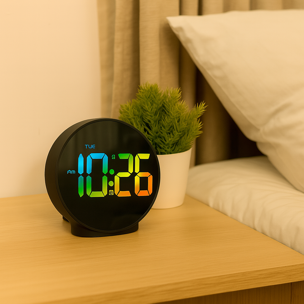 Lumo | Moderne LED digitalt vækkeur