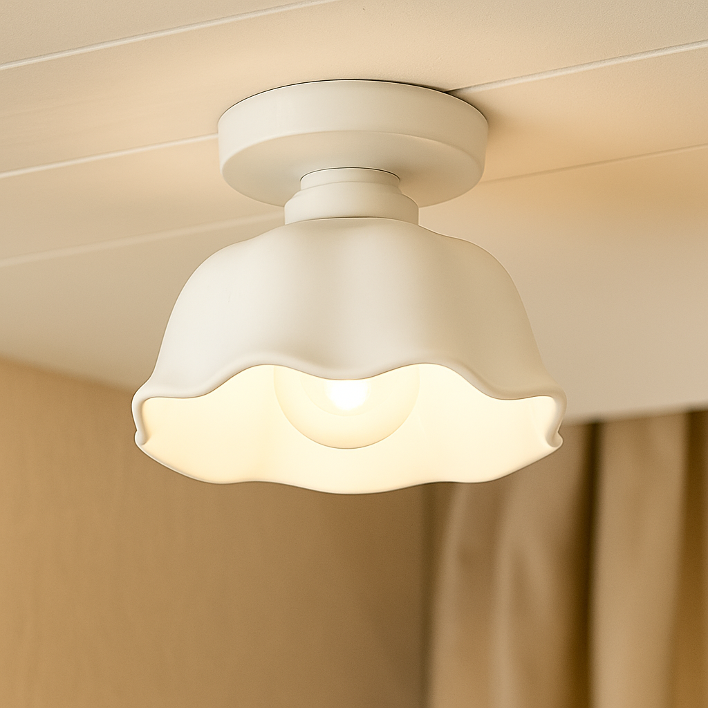 Lumora | Moderne loftlampe med halvskruet montering