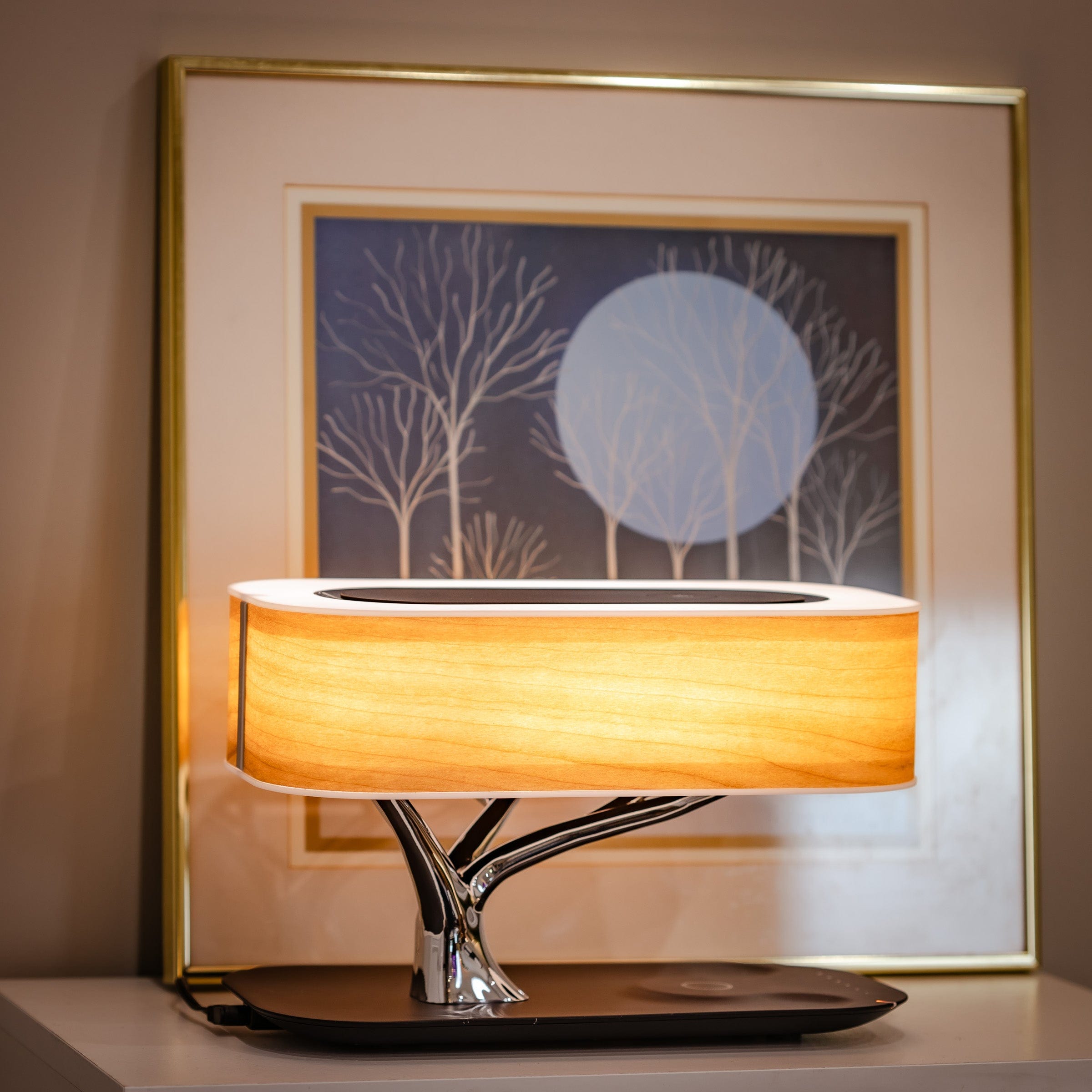 LuminaTree - Trådløs diffusor opladningslampe