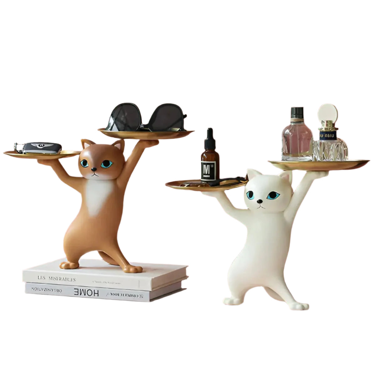 WhiskerCharm- Katteformet Smykkebakke med Charme