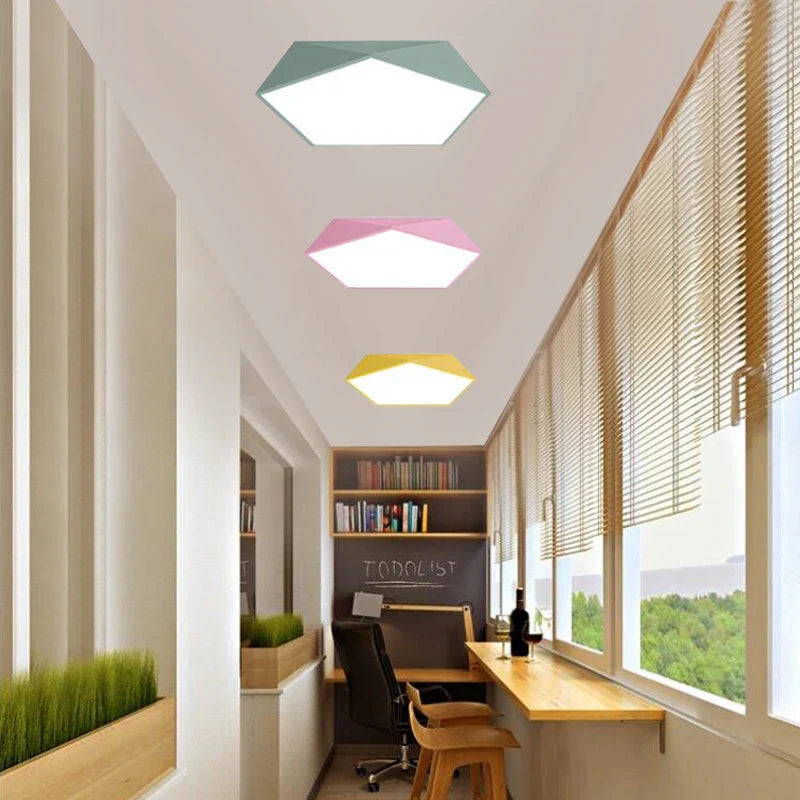 HexaGlow Moderne Loftslampe – Stilfuldt & Unikt Design