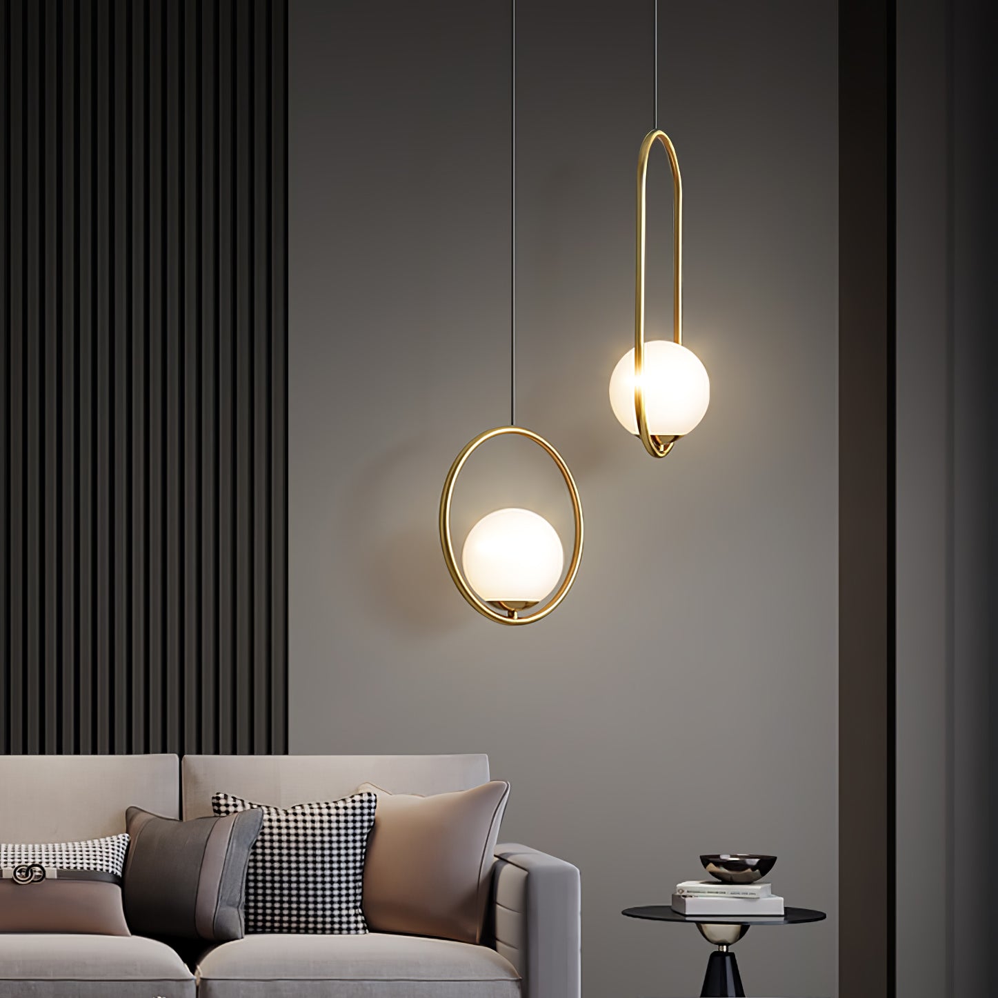 MiraGlow Moderne Pendel – Elegant Loftsbelysning til En Hyggelig Atmosfære