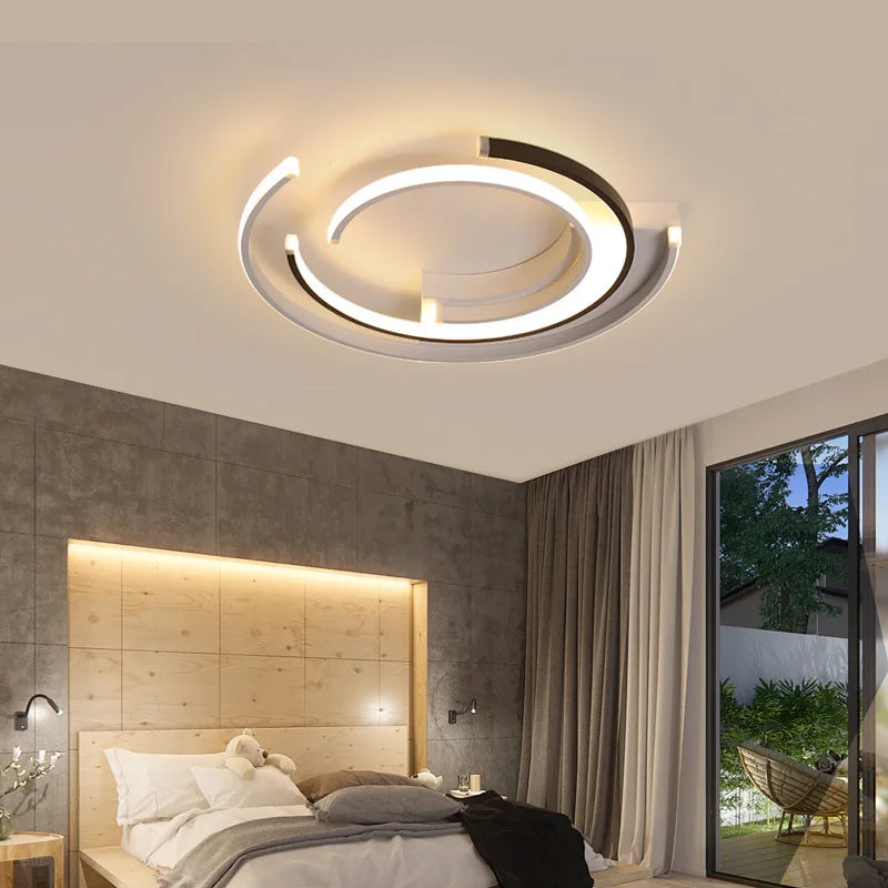 LumiCore Moderne LED Loftslampe – Stilfuld og Energibesparende Belysning