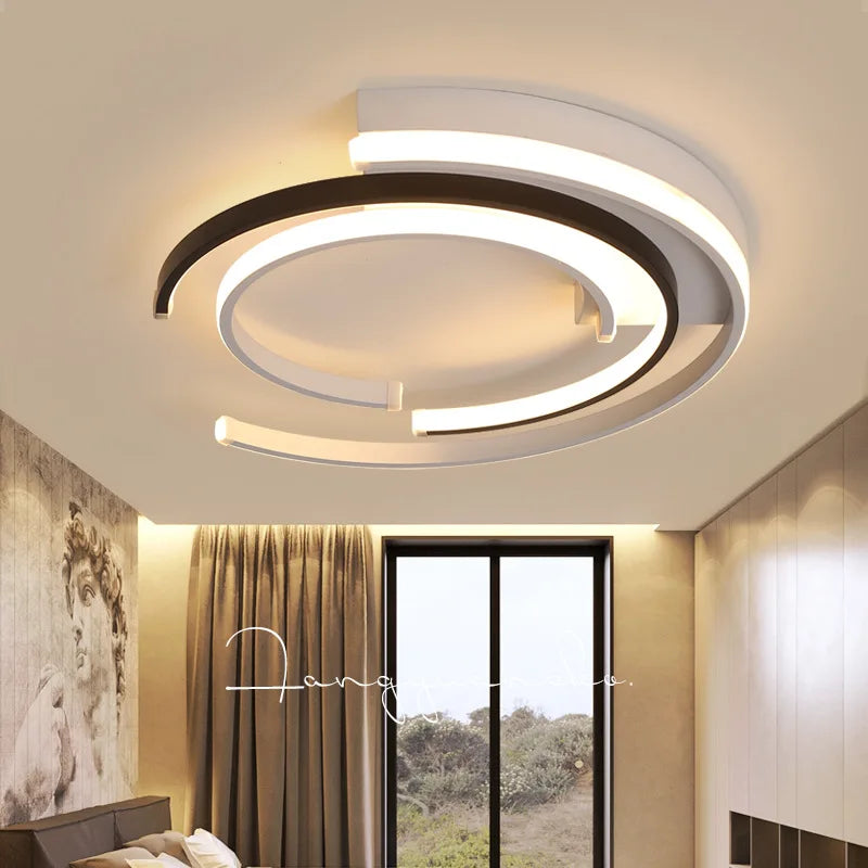 LumiCore Moderne LED Loftslampe – Stilfuld og Energibesparende Belysning