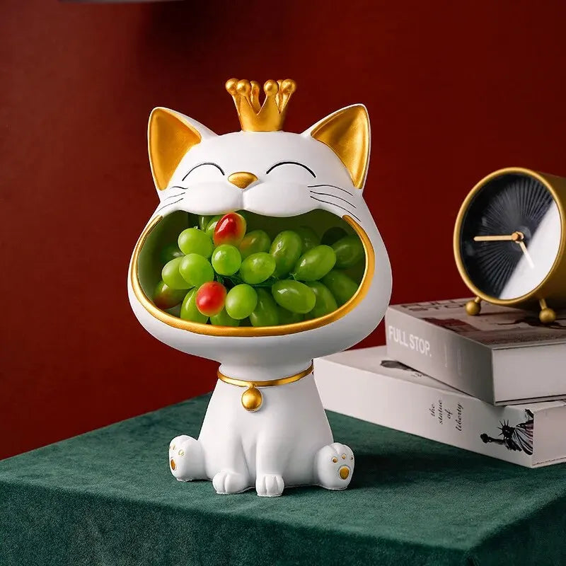 FortunaZen – Dekorativ Lucky Cat, der Symboliserer Ro og Positivitet