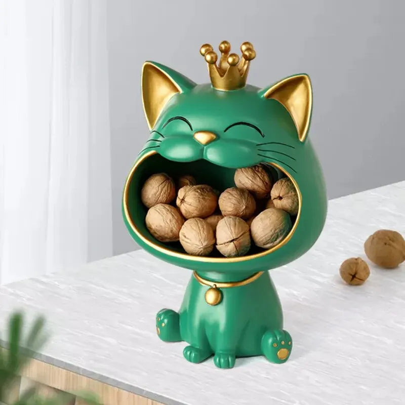 FortunaZen – Dekorativ Lucky Cat, der Symboliserer Ro og Positivitet