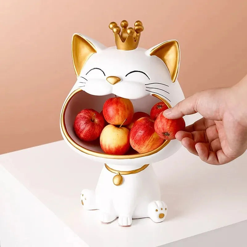 FortunaZen – Dekorativ Lucky Cat, der Symboliserer Ro og Positivitet