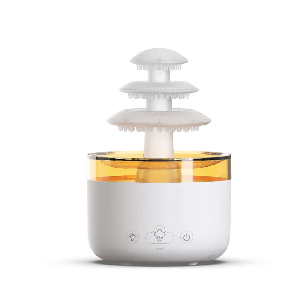 TranquilMist Aromaterapi Diffuser – Flerskiftende Tågeniveauer & Beroligende Lys