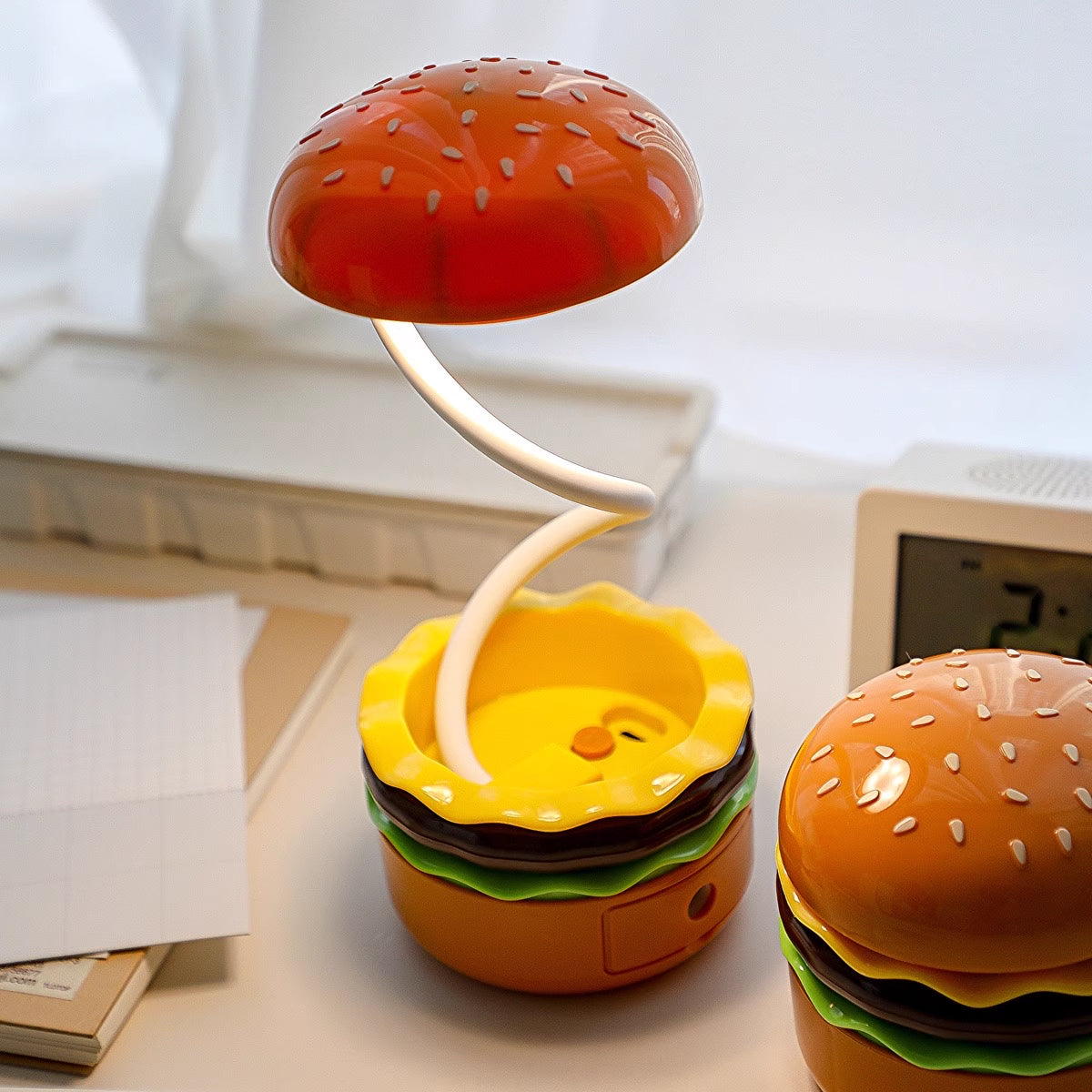 Charmerende Hamburger Bordlampe