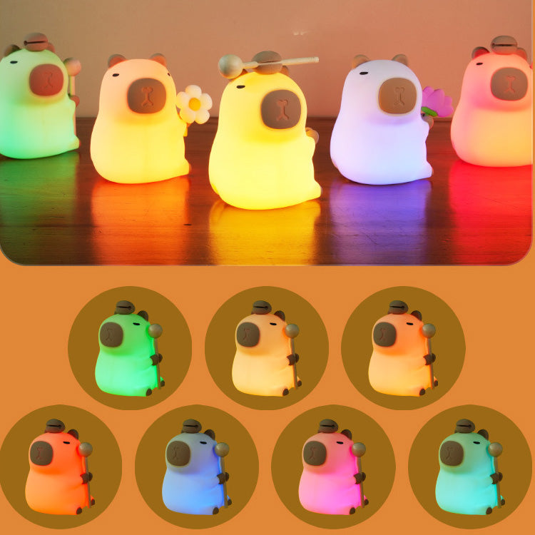 GlowPals - Charmerende tegneserieagtig dyrenatlampe