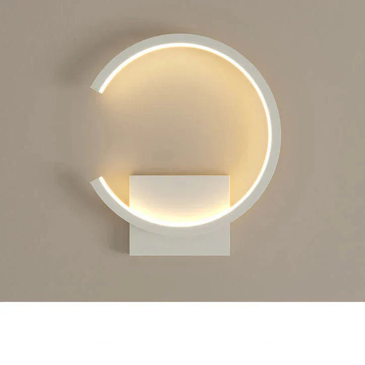 Rund LED-væglampe