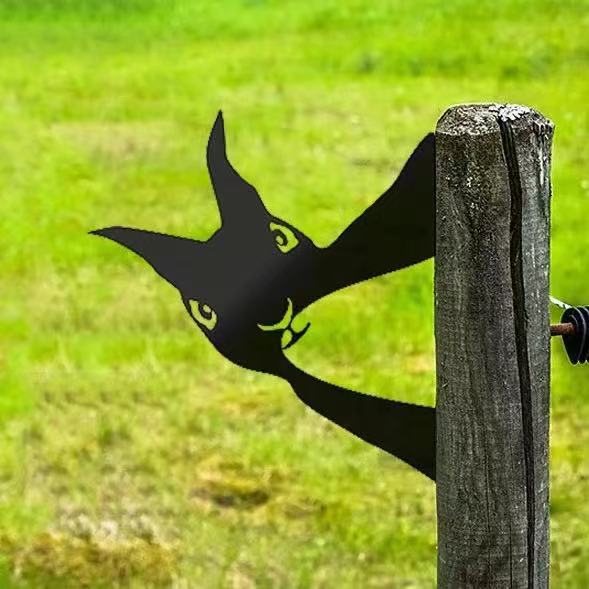 WildPost - Metal dyresilhuet Fence Toppers