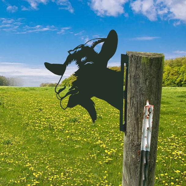 WildPost - Metal dyresilhuet Fence Toppers