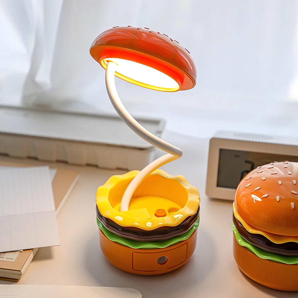 Charmerende Hamburger Bordlampe