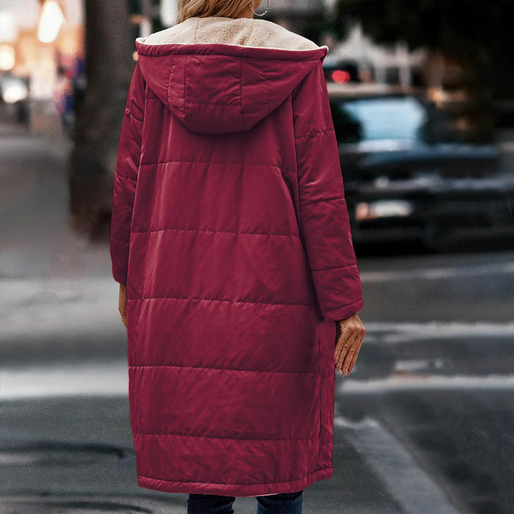 Olivia Warm – Lang Vinterjakke til Damer med Isolering