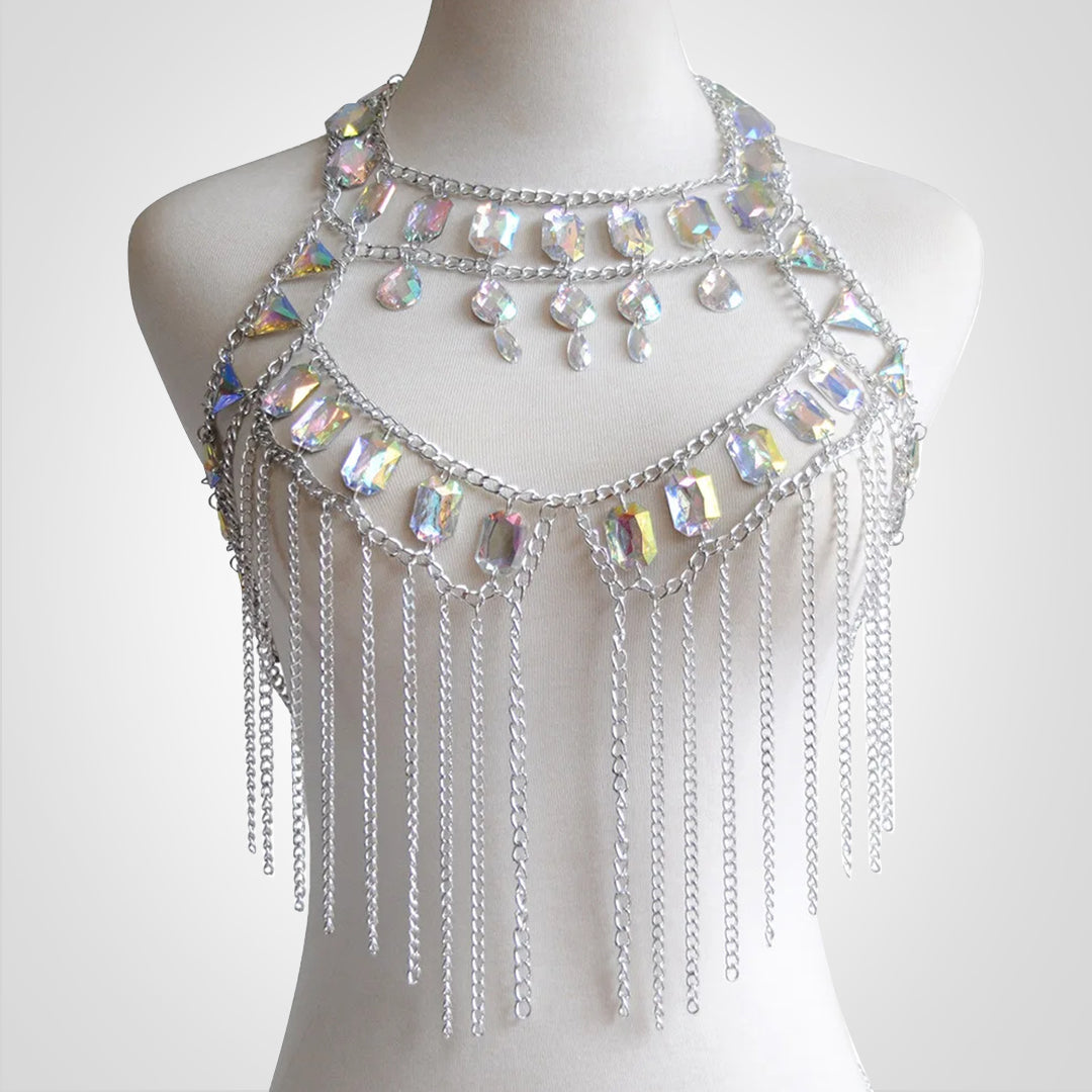 PartyGem | Halter Top med diamanter