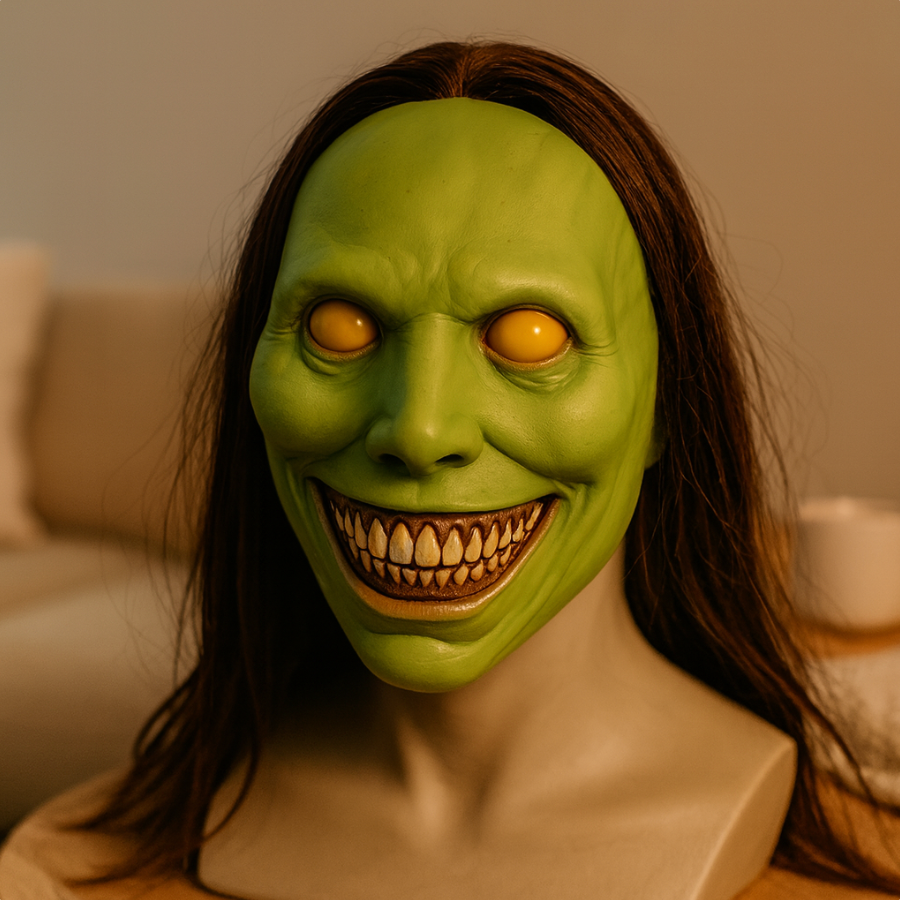 PhantomGlow | LED-Øjen-Halloweenmaske