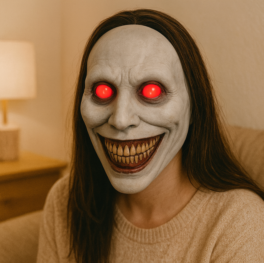 PhantomGlow | LED-Øjen-Halloweenmaske