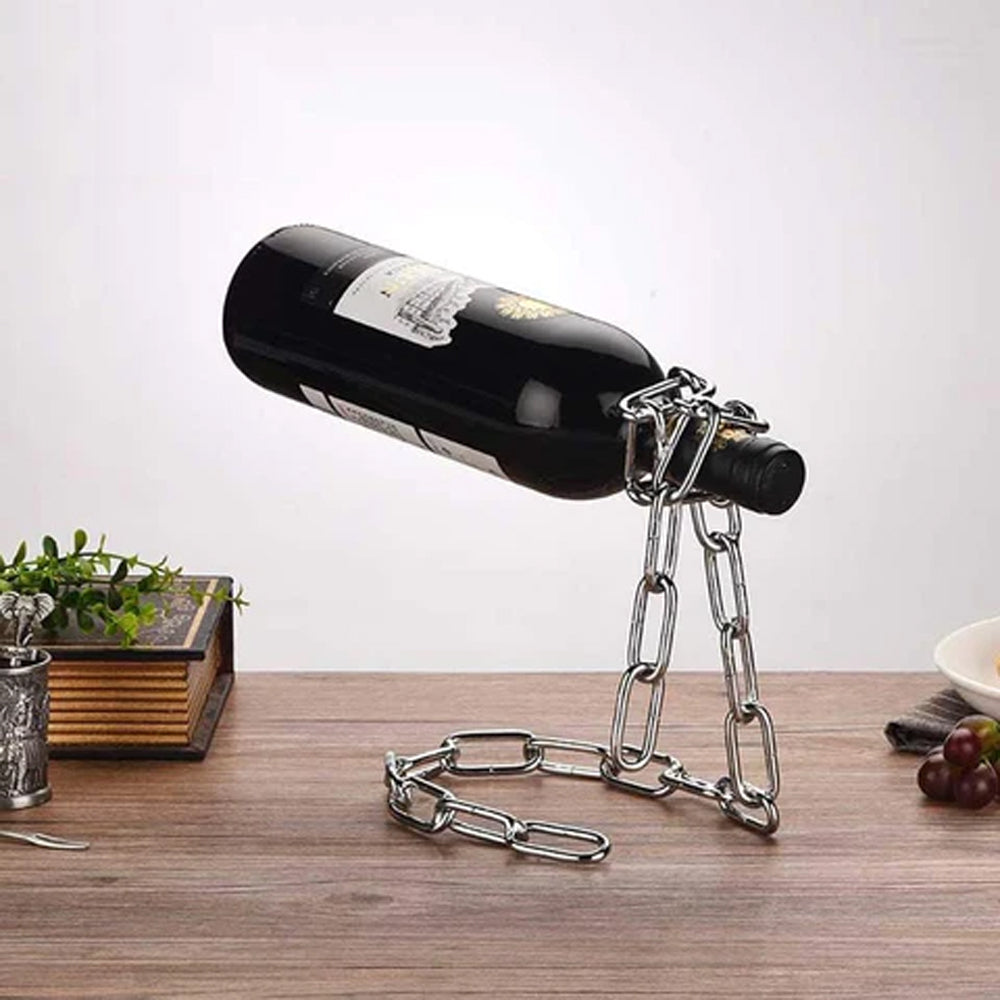 LuxeVibe Elegant vinflaskeholder til stilfuld boligindretning