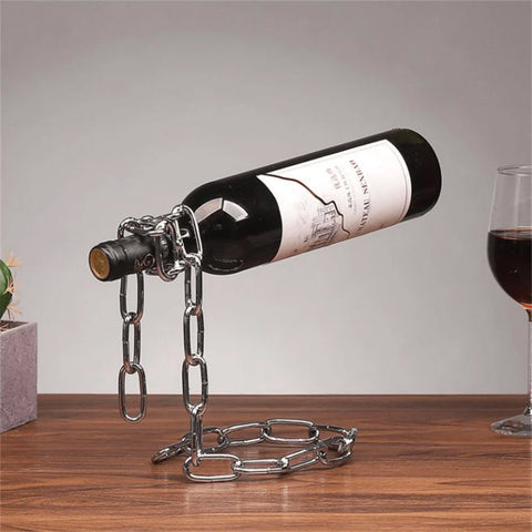 LuxeVibe Elegant vinflaskeholder til stilfuld boligindretning