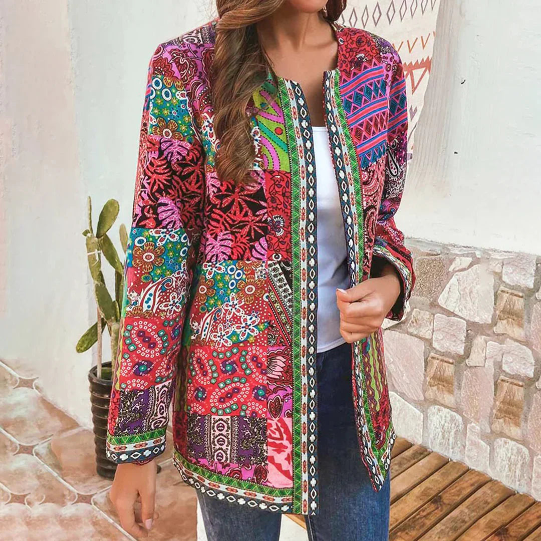 Alma – Klassisk Cardigan med Rund Halsudskæring og Åben Front