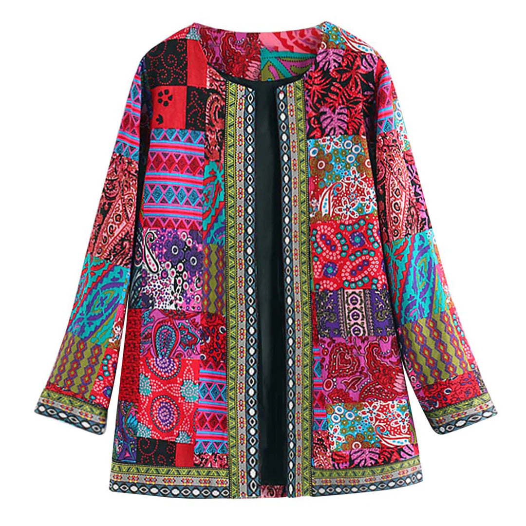 Alma – Klassisk Cardigan med Rund Halsudskæring og Åben Front