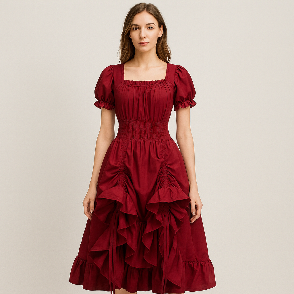 RoyalBloom Renaissance Kjole – Viktoriansk-inspireret Damekjole