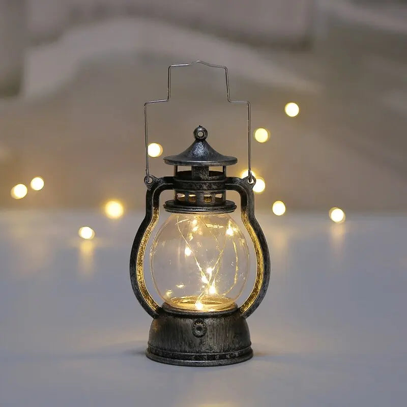 RetroGlow Elegant Lanterne – Stemningsfuld Belysning til Inde & Ude