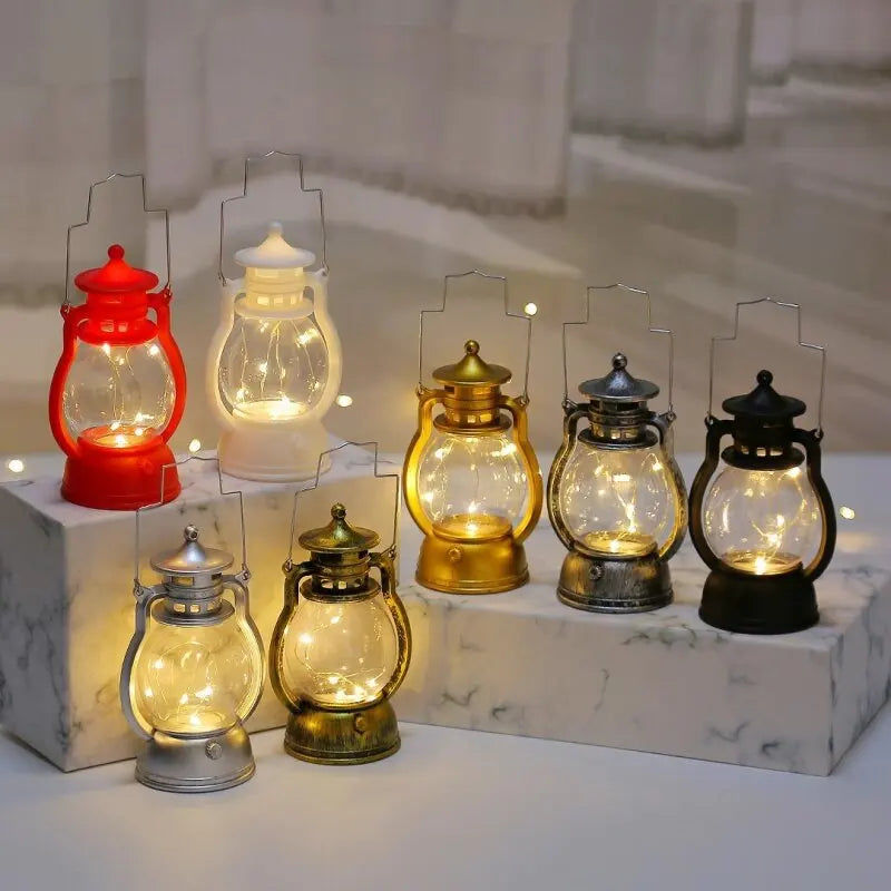 RetroGlow Elegant Lanterne – Stemningsfuld Belysning til Inde & Ude