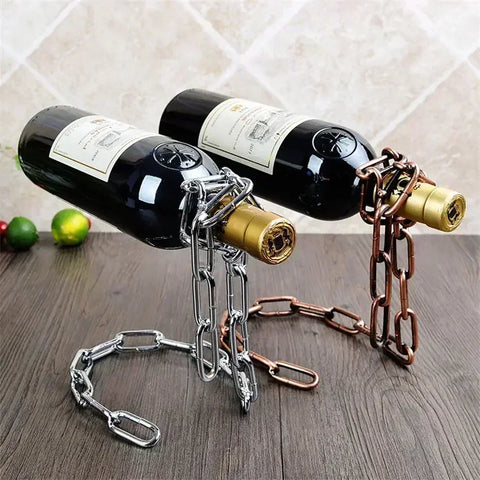 LuxeVibe Elegant vinflaskeholder til stilfuld boligindretning