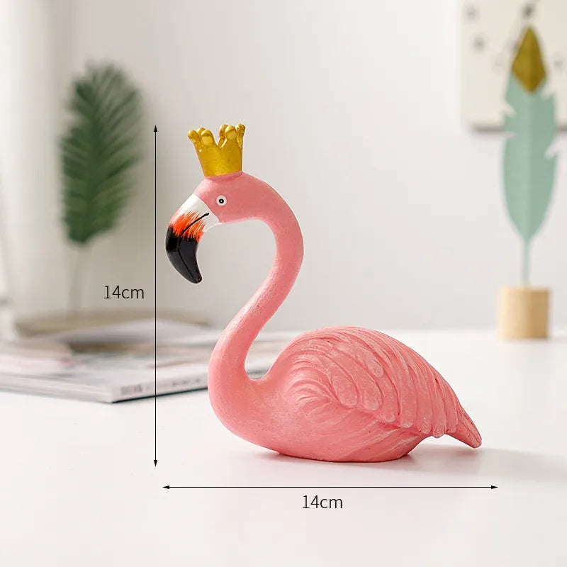 Flamora Dekorativ Flamingofigur – Elegance og Unik Karakter til Dit Hjem