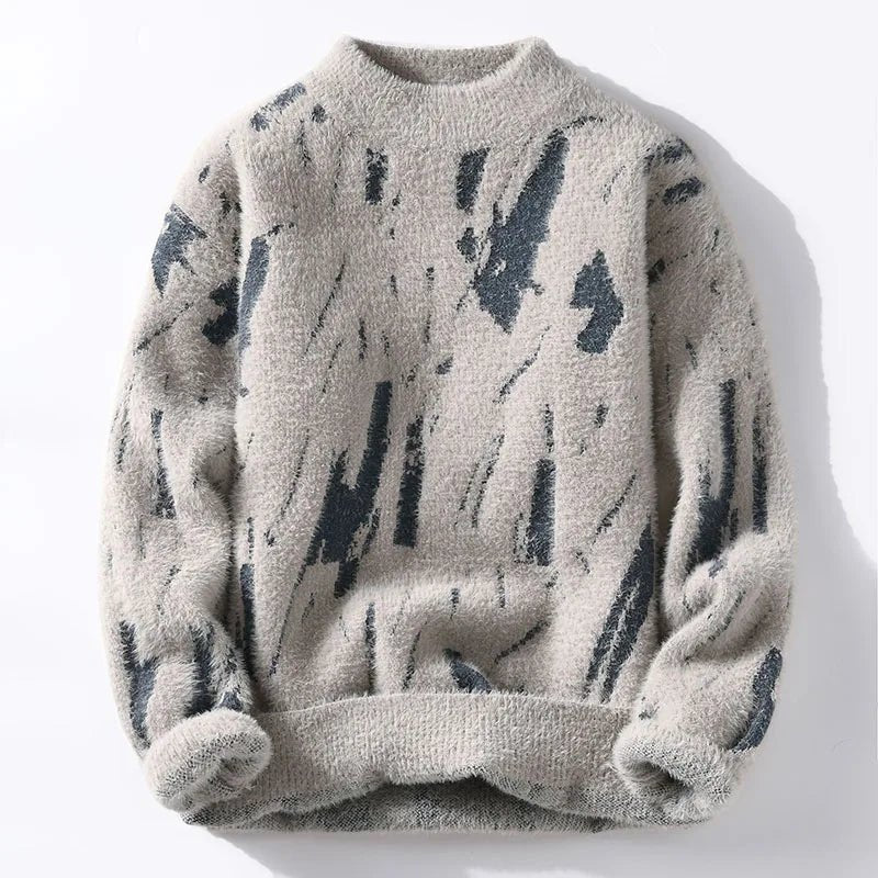 Chris Behagelig Grafisk Sweater