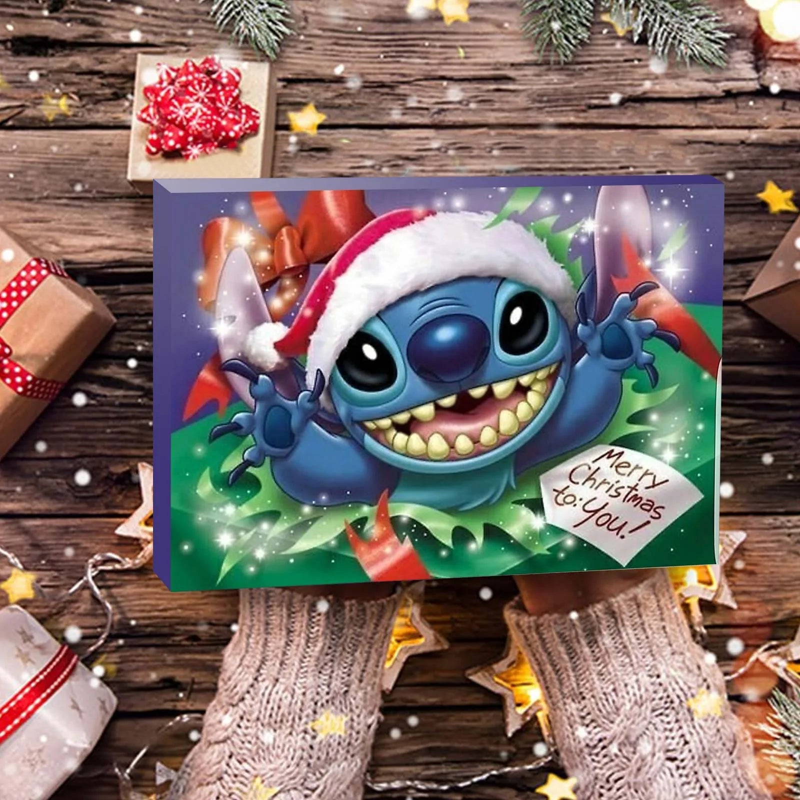 Sæt til at lave julekalenderarmbånd til børn