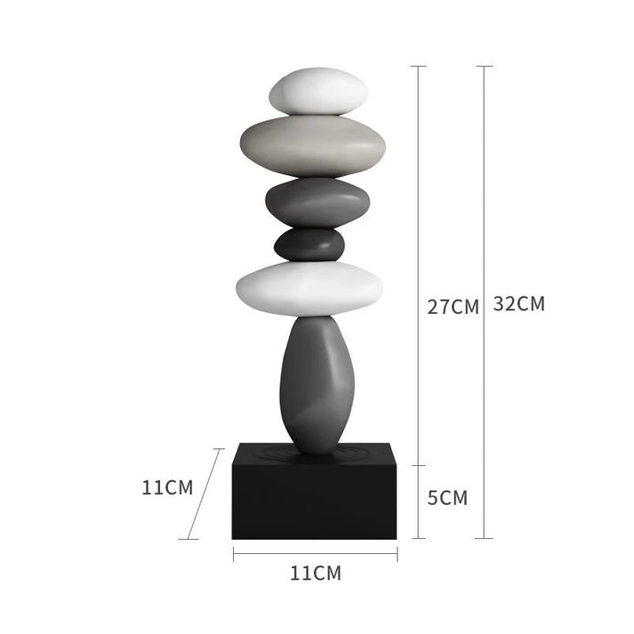 StoneBalance - Moderne stablet stenskulptur