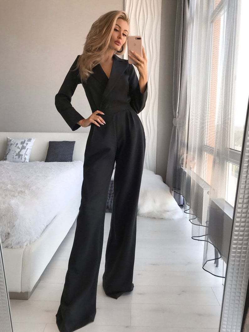 Shania Langærmet jumpsuit