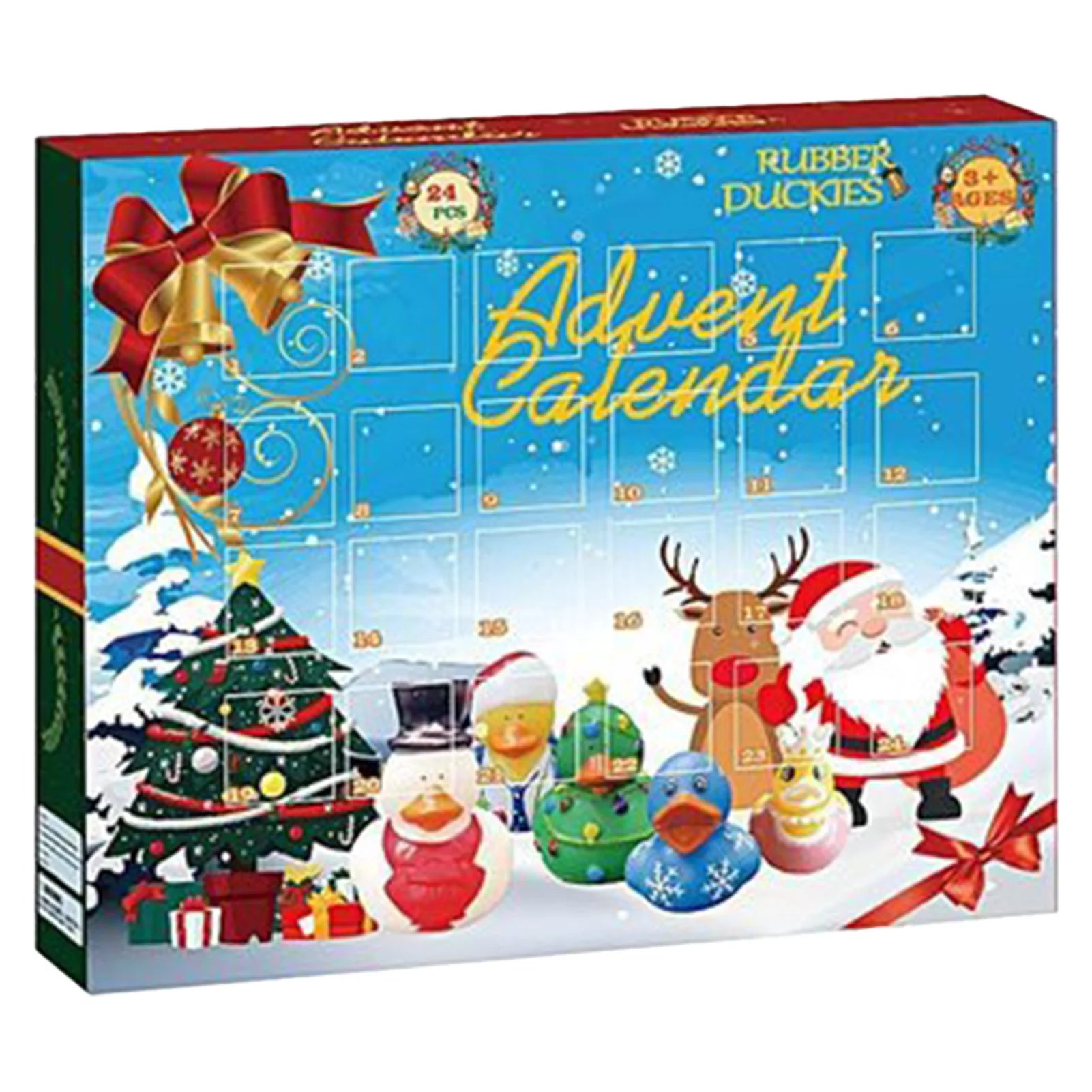 Julenedtælling Gummiand-adventskalender