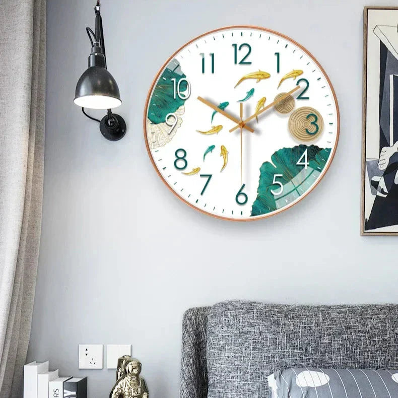 ScandiTick Elegant Vægur – Moderne Design til Enhver Indretning