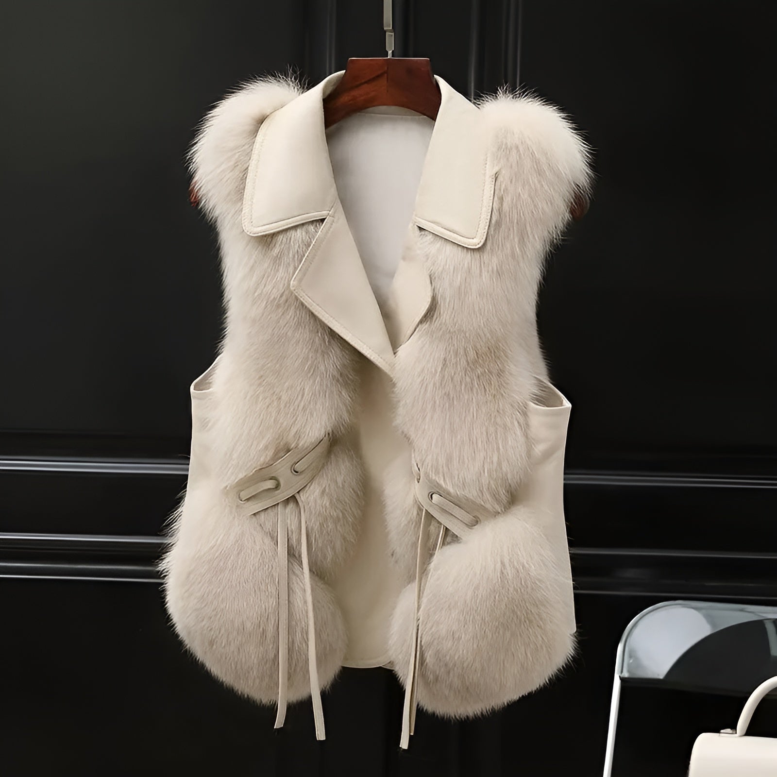 Mila - Komfortabel Faux Fur Vest Jakke