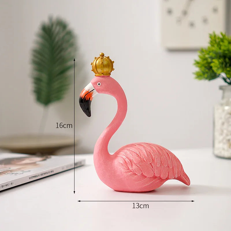 Flamora Dekorativ Flamingofigur – Elegance og Unik Karakter til Dit Hjem