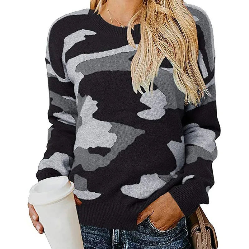 Tara Crewneck-sweater med lange ærmer