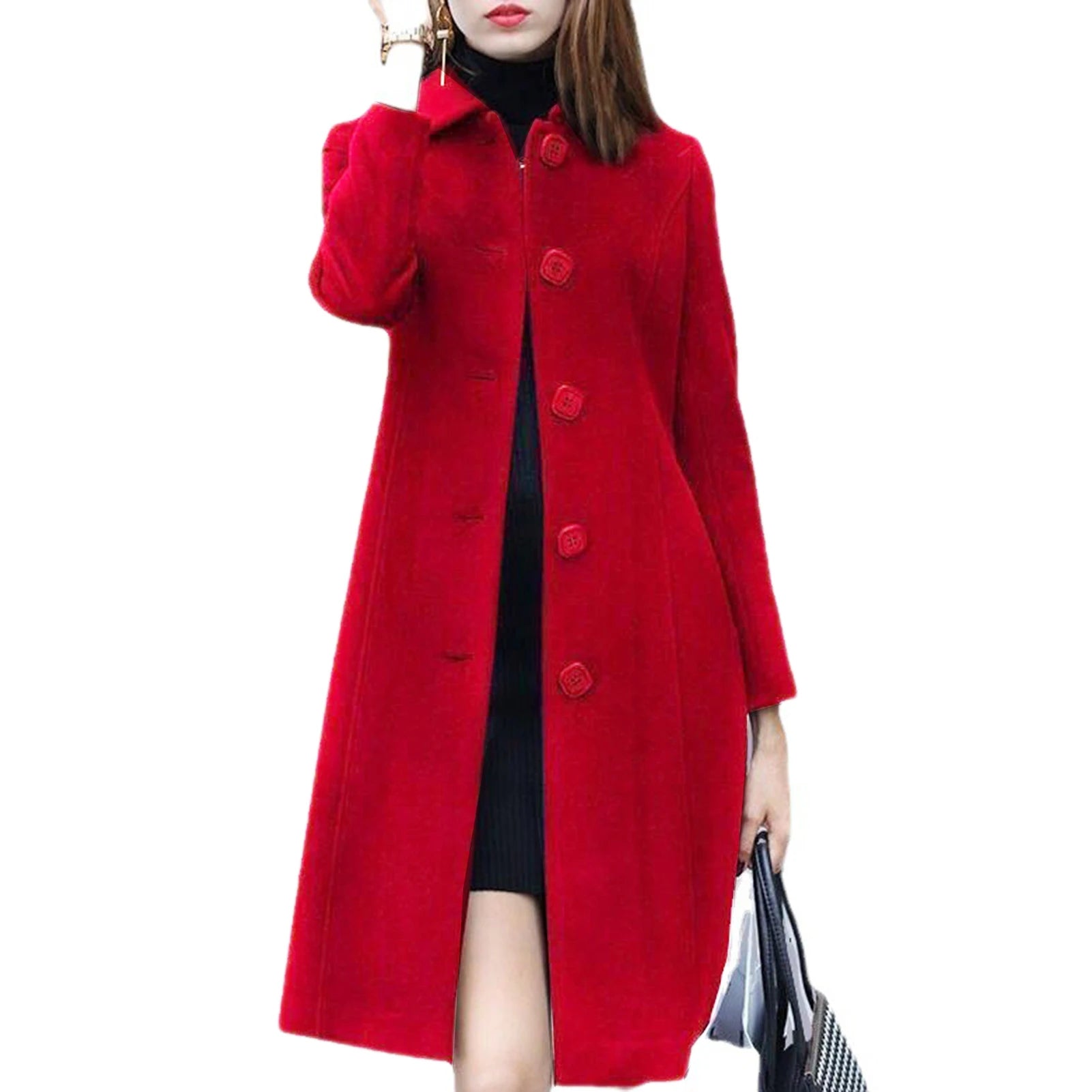 Julia Elegant Mid-Length Women's Winter Coat