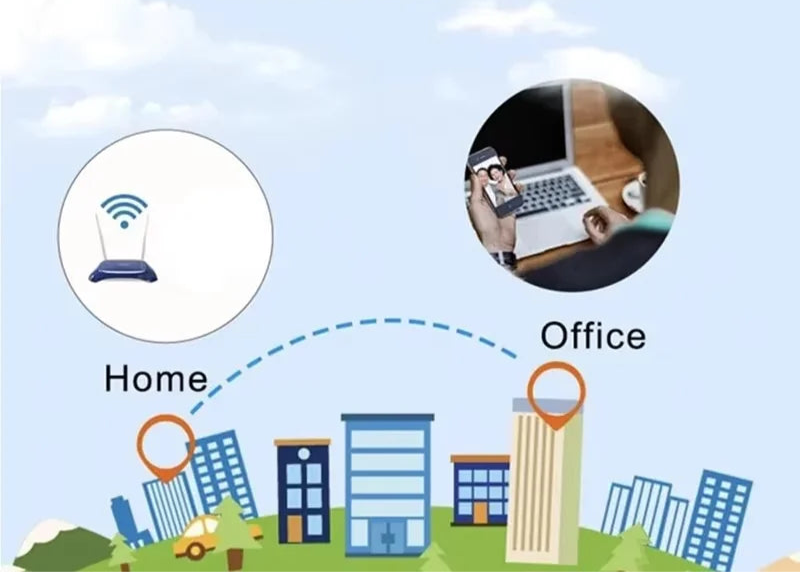 Mini WiFi Kamera – Trådløst Overvågningskamera til Indendørs & Udendørs Brug