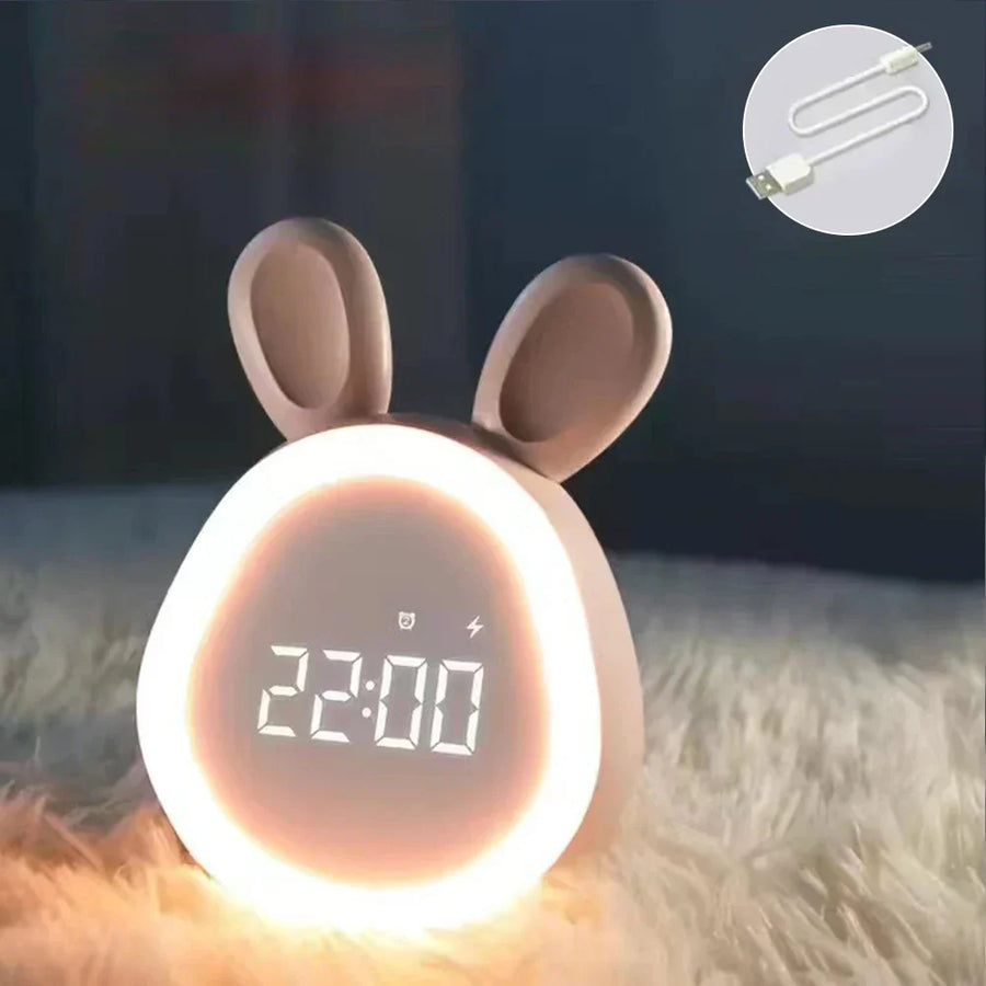 GlowBun - justerbart lys og vækkeur